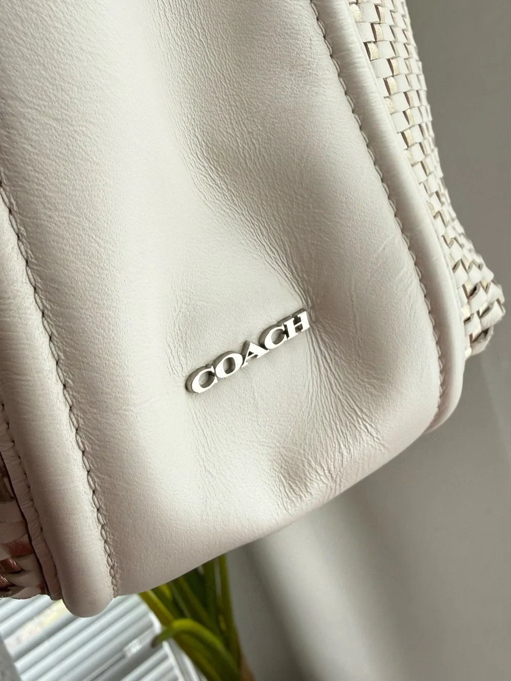 Coach spacious woven